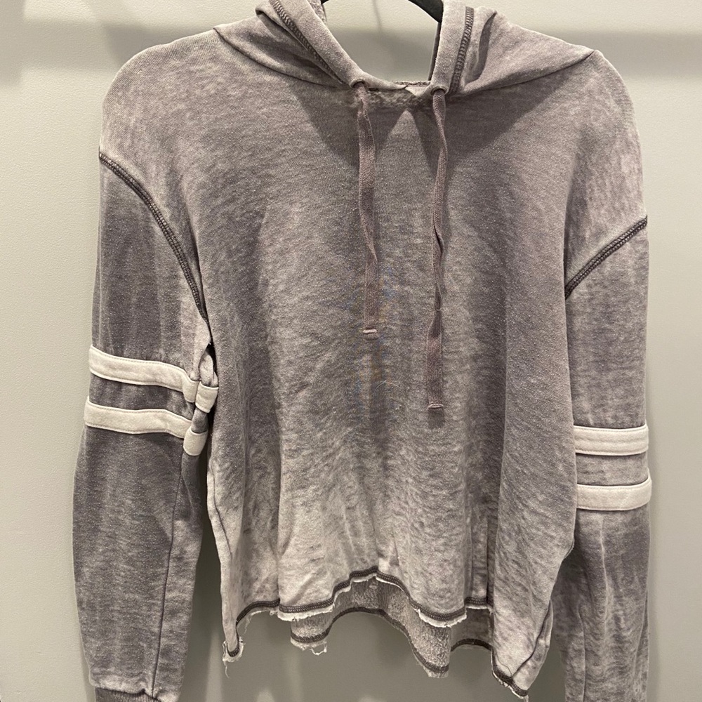 Grey burnout sweatshirt